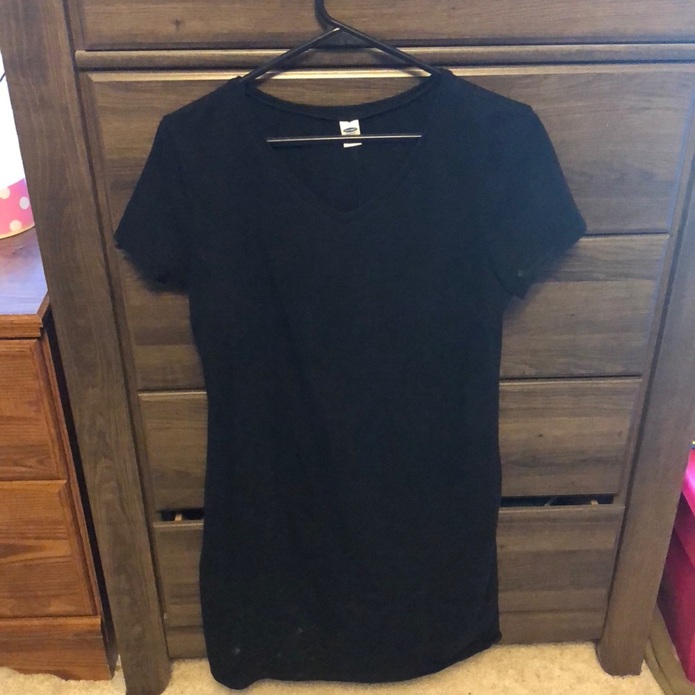 Black old navy v-neck dress